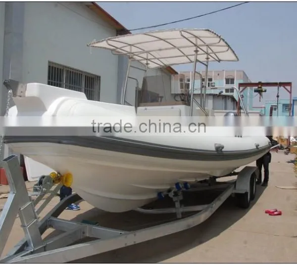 Hot Sale Fiberglass Hull Yacht Boat RIB830A photo-5