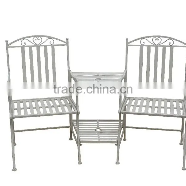2 Seater Cast Iron Companion Garden Chair photo-5