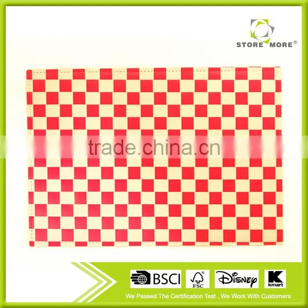 PP Plaid Placemats Washable Heat-resistant for Dining Table 45*30CM (Set of 12) photo-3