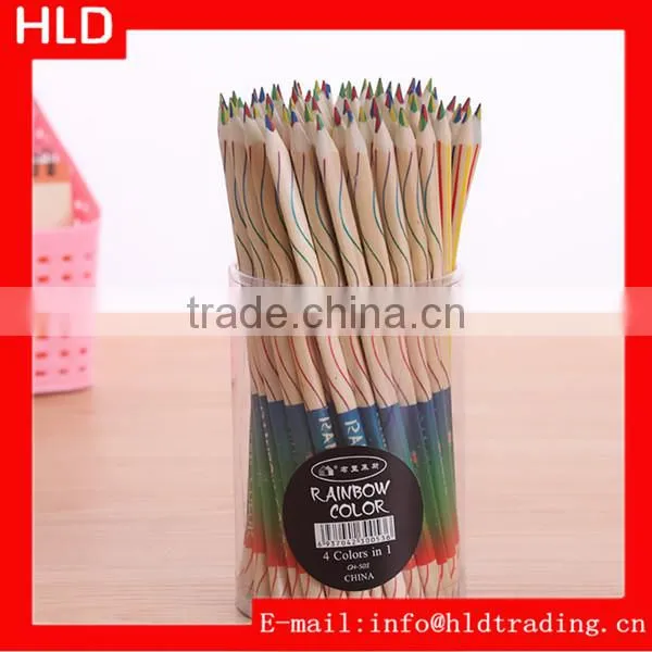 Factory Wholesale 7" Wooden Multi Colored Lead Pencils