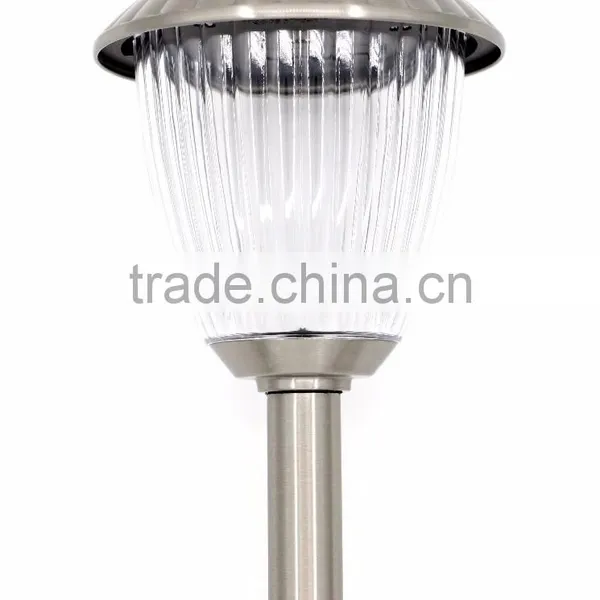 8pk Stainless Steel Solar Path Light Outdoor LED Landscape Lawn Garden Lamp- 115 mm photo-3
