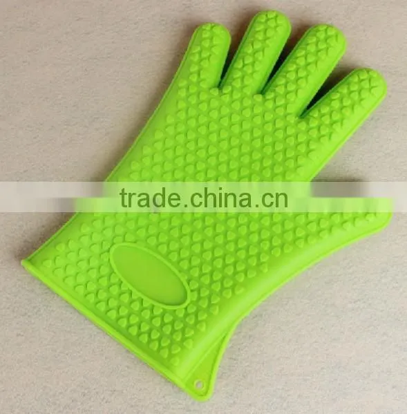 Hot Baking Microwave Oven Cooking Mitts Kitchen Heat Resistant Silicone Glove photo-5