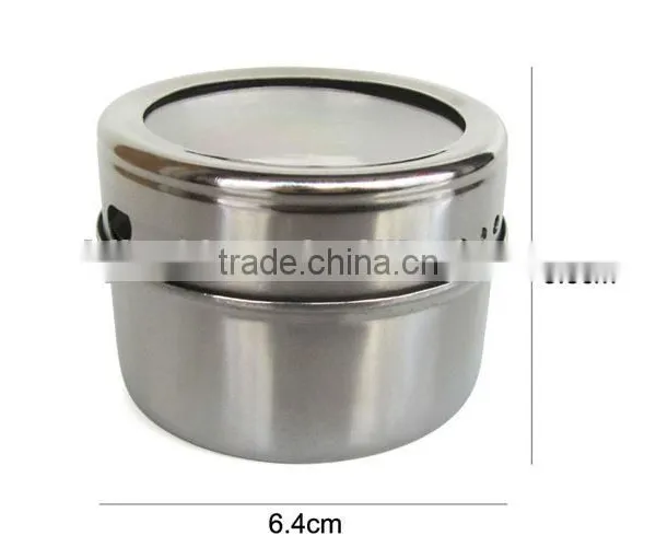 Wholsesale Cheap High Quality Metal Magnetic Tin Jar Tin Pot photo-2