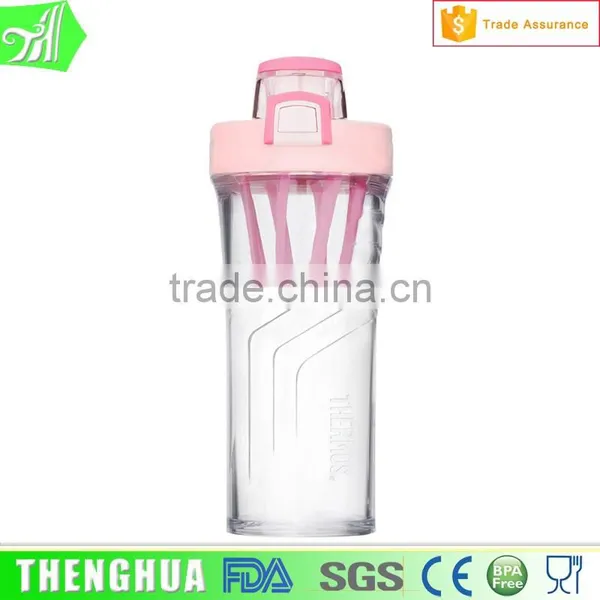 New Design Tritan Water Bottle Plastic Milk Shake Bottle Shaker photo-5