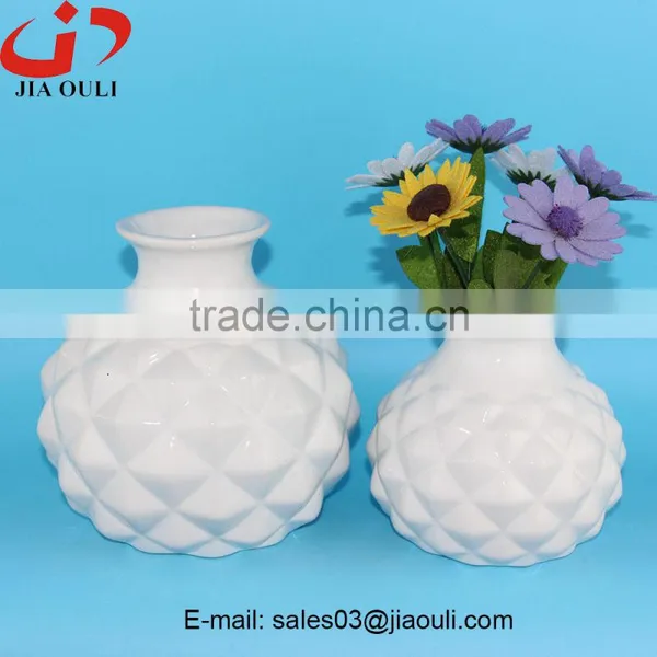 BSCI Audit Factory Nice Design Pineapple Ceramic Vase, Home Decor Vase photo-3