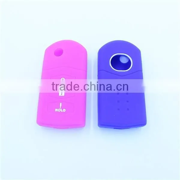 SILICONE CAR SMART KEY COVER CASE FOR MAZDA MPS SP23 CX7 8 CX9 CX5 3 BUTTONS photo-4