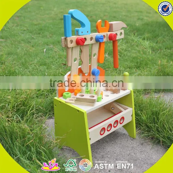 2017 New Design Kids Wooden Toy Tool Bench Best Design Children Wooden Toy Tool Bench Diy Baby Wooden Toy Tool Bench W03D030 photo-4