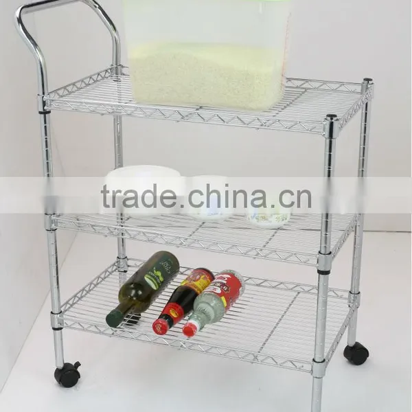 3 Tiers Kitchen Trolley