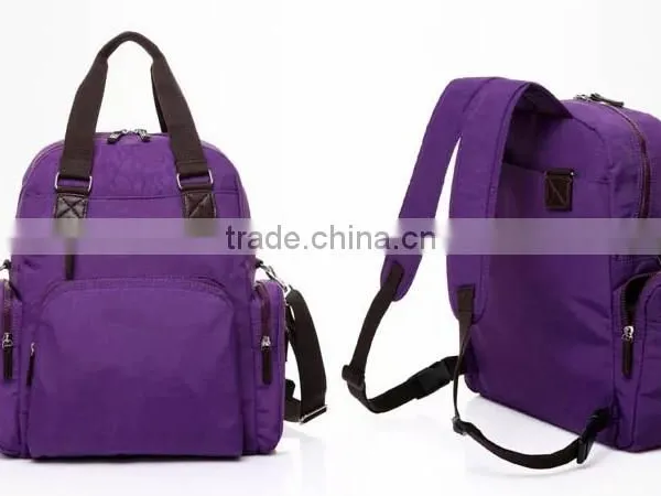 Handle and Shouldler Nylon Diaper Bag Backpack photo-2
