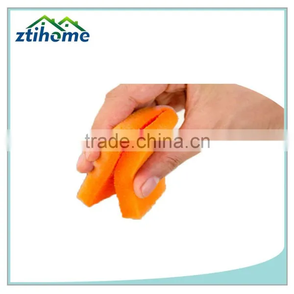 Soft Density Eco-Friendly Coated Sponge for Wipe Off Vegetables and Fruit Peel photo-2