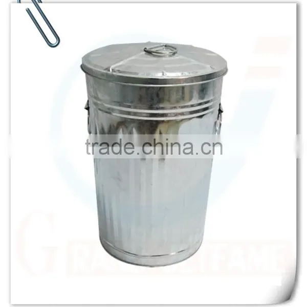 Household Decor Big Galvanized Bucket With Lid photo-5