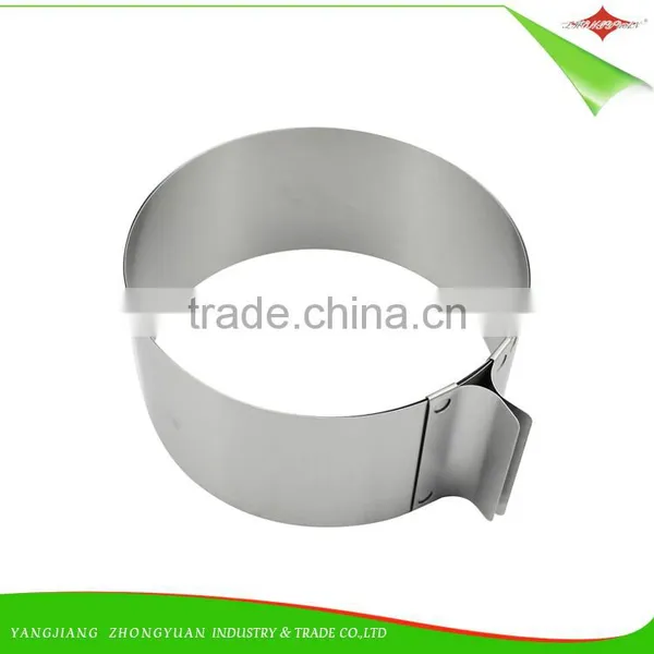 ZY-F1404 Durable Stainless Steel Round Mousse Cake Mold Cake Ring photo-2