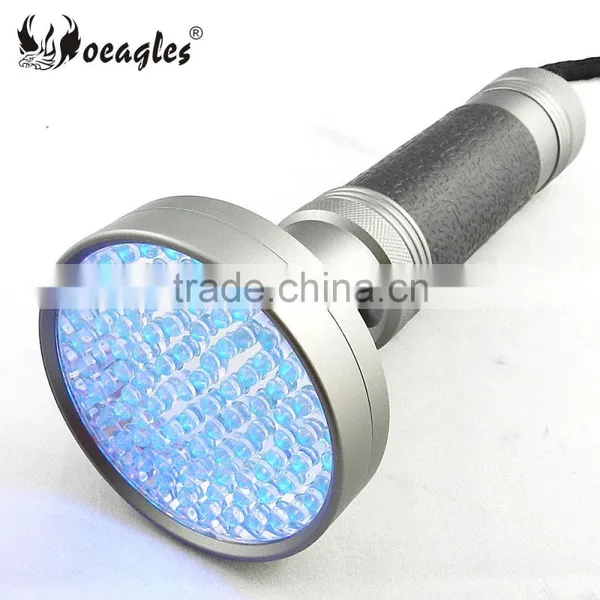 Wholesale 100 LED UV Flashlight 5W High Power UV Black Light 395nm-400nm Purple uv Flashlight Torch photo-2