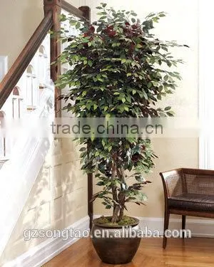 Hot Sale Bonsai Plant Artificial Ficus Tree for Indoor &outdoor Decor photo-2