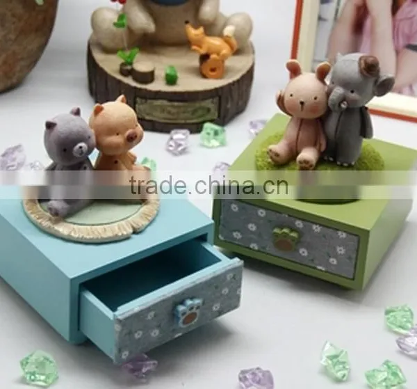 Lovely Graceful Pretty Wooden Jewellery Box photo-2