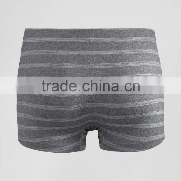 Hot Selling Latest Design Men Underwears High Quality Stripe Boxer Underwear Plus Size Underwear photo-2