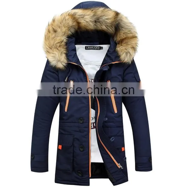 Custom Super Warm Windproof Jacket Unisex Parka Cotton Padded Winter Jacket photo-5