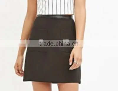 Fashional Women Simple New Latest Style Mini Skirt photo-3