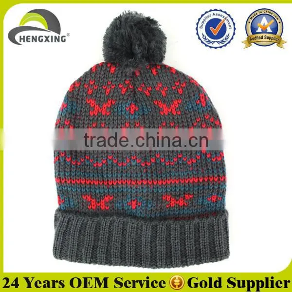 Knit Beanie Ski Personalise Woolly Knitting Pattern Ski Beanie Hat photo-3