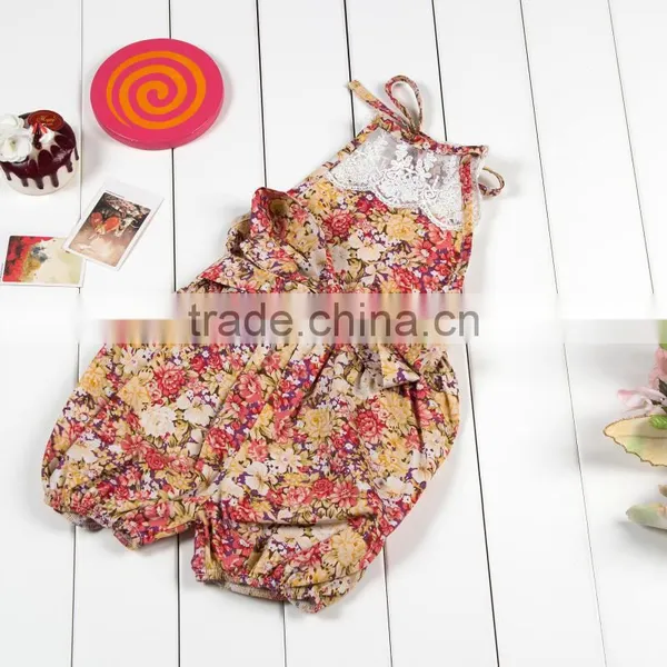 Summer Baby Girls Romper Girls Cute Lace Jumpsuit Costume Wholesale Children Wear photo-2
