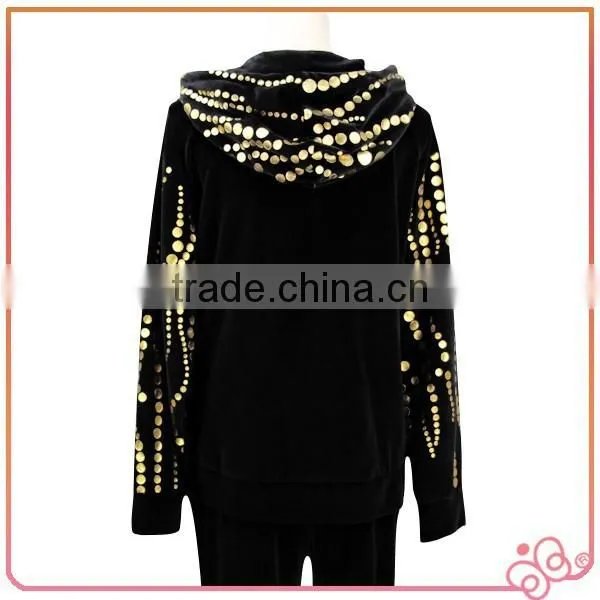 Fashion Velvet Nice Cheap Promotion Latest Design Womens Plus Size Clothing photo-2