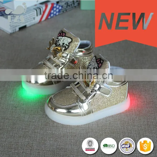 HFR-TS-22-15 2016 Black School Flashing Kids Led Shoes photo-5