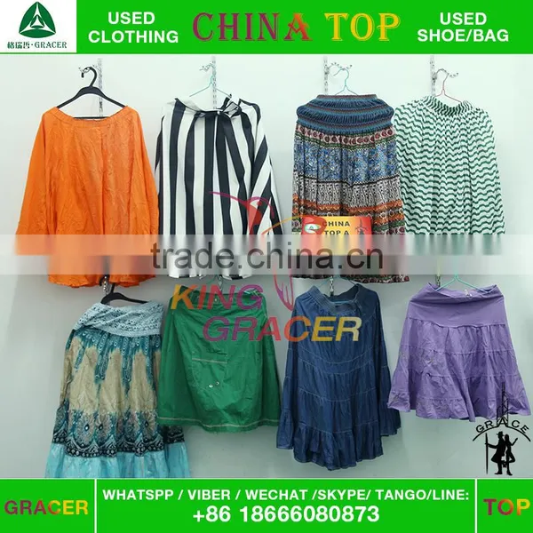 Bales Of Mixed Ladies Cotton Skirt High Quality Canada Style Used Clothing Ontario Style photo-3