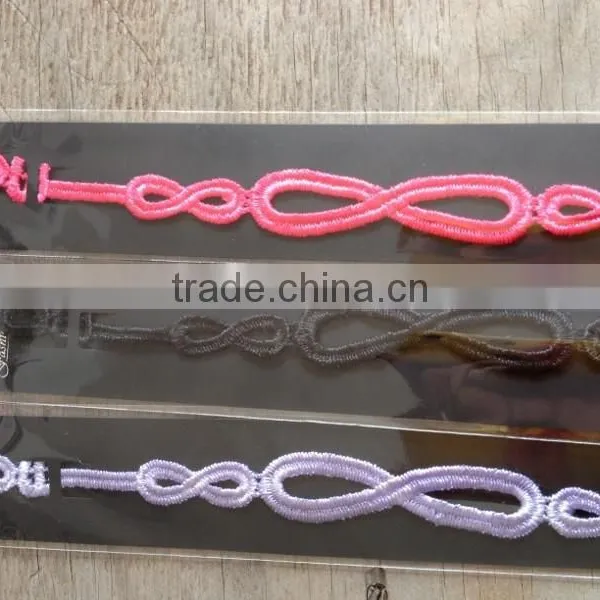 Heart Lock and Key Lace Bracelet Cheap Lace Bracelets Custom Design Lace Bracelet Woven Lace Bracelet photo-3