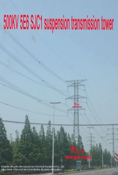 MEGATRO 500kV 5E6 SJC1 Suspension Transmission Tower photo-4