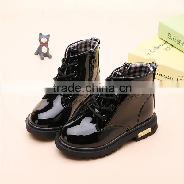 Zm40336b Factory Price Wholesale Children Shiny Winter Shoes photo-2