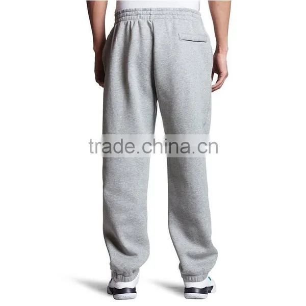 Top Sale Gray Colour Printing Sports Mens 100% Cotton Track Pants photo-2