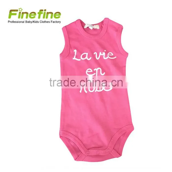 Hot Sale 100% Cotton Oem Manufacturer Plain Color Baby Rompers photo-4