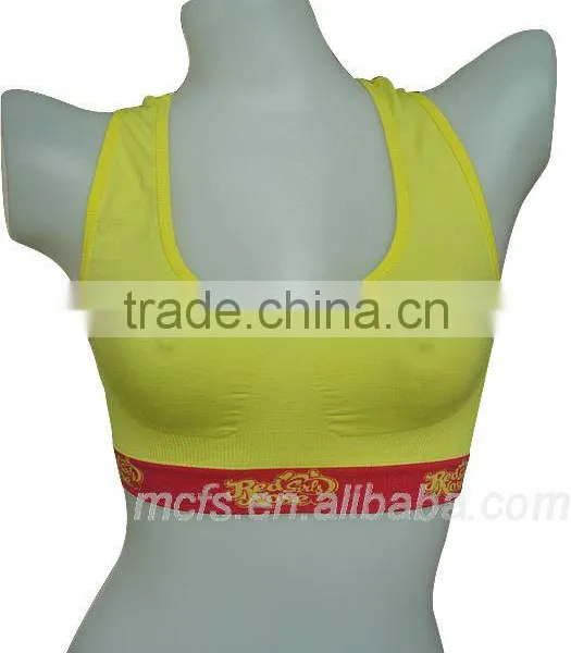 Seamless Women's Sports Tanktop Sport Sexy Bra photo-3