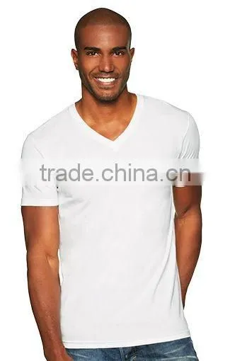 Next Level Apparel Men's Premium CVC V-Neck Tee - Made From 60% Combed Cotton and 40% Polyester and Comes With Your Logo. photo-2
