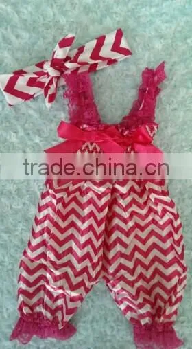 2015 New Baby Girls Rompers New Chevron Satin Romper Zig Zag Knicker Bockers Chatter Marks Baby Bubble Knickers Baby Knickers photo-4