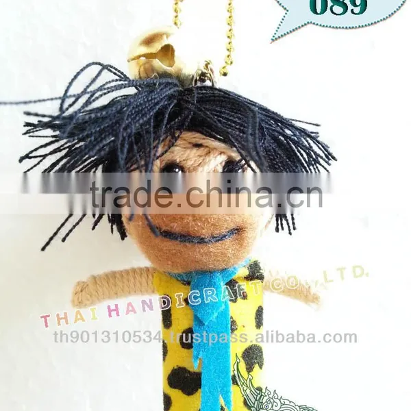 Handmade Keychains Keyrings Voodoo Doll String Accessories Bag Gifts