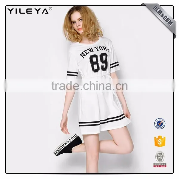 Customizable Alphabet & Pattern Printing Ladies Black Dresses photo-4