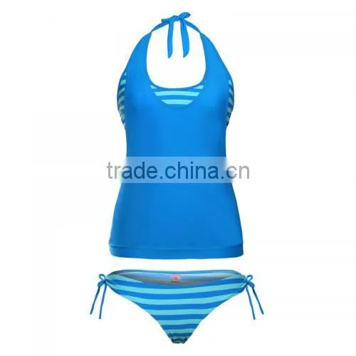 China Wholesale Two Piece Tankinis Set for Women Beachwear photo-4