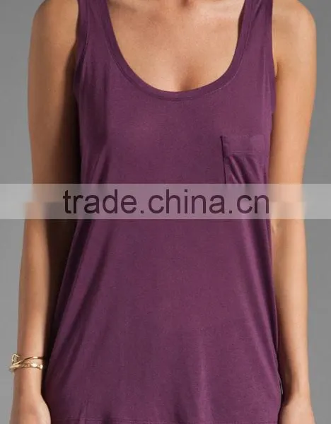 Loose Pocket Tank Top Women photo-3