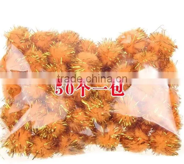 20mm Handmade Art Toys Chenille Stems Bendaroos Christmas Plush Ball Hair Root Diy Children Toys Gifts photo-6