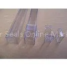 Waterproof PC / PMMA / PVC Shaped Tube , Transparent Plastic Square Tubing