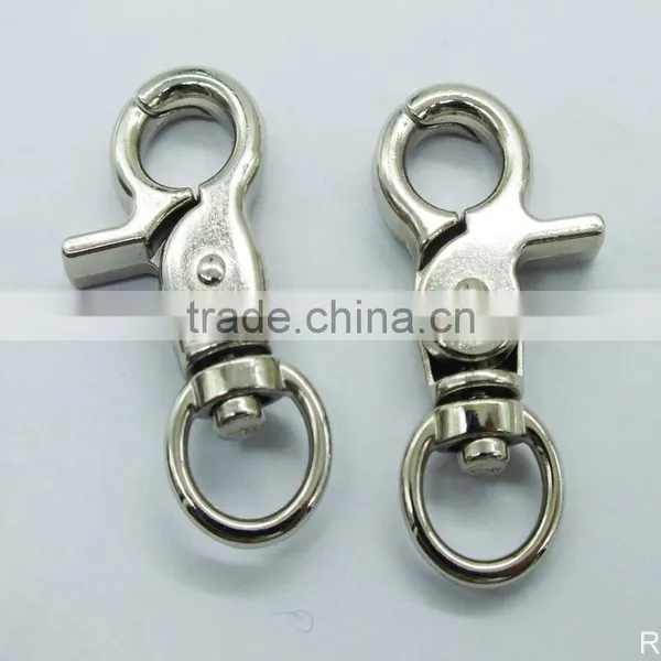 Factory Wholesale 1000pcs Hot Sale High Quality Zinc Alloy Carabiner Swivel Clasps For Key Ring Buckle / 45CM photo-2