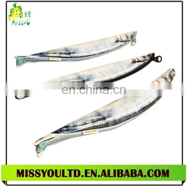 Schools Offices Use Salted Fish Pencil Case Saury Buggy Bag Pencil Case