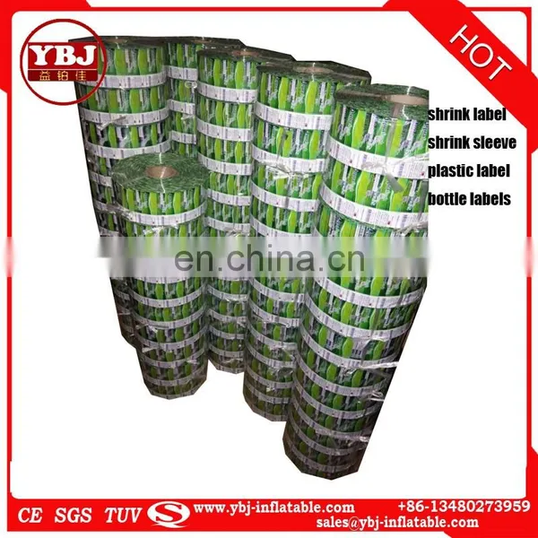 Professional Direct Factory Manufacture Customized Custom Printed Pvc Shrink Sleeve Label for Juice Glass Bottle photo-6