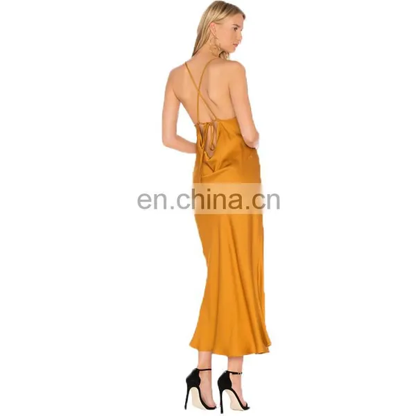 Woman Dress Summer Sleeveless Sexy Backless Garment Dress Ladies Dress photo-4