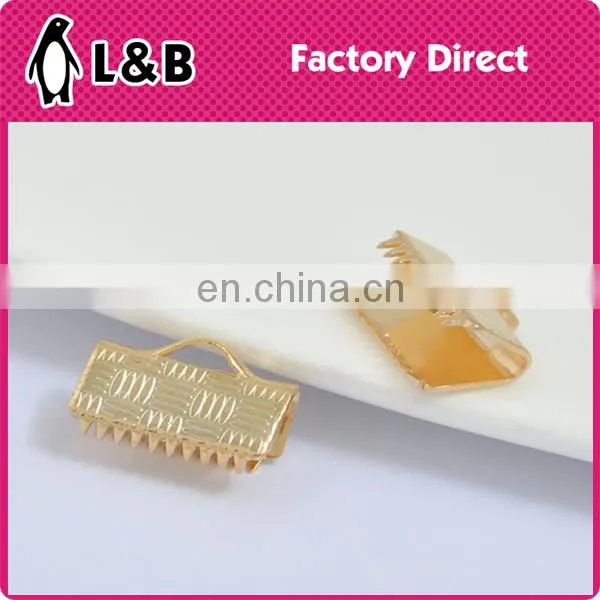 Fashion 2015 Silver Color 4*20mm Ends Fastener Metal Gold Clasp for Cord Ends photo-2