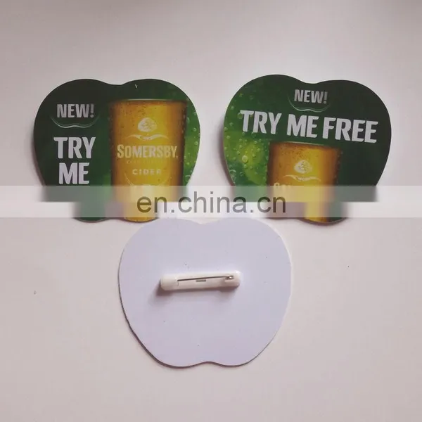 PVC button badge,plastic button badges