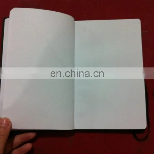 Paper Print School Spiral Leather Custom Notebook photo-4