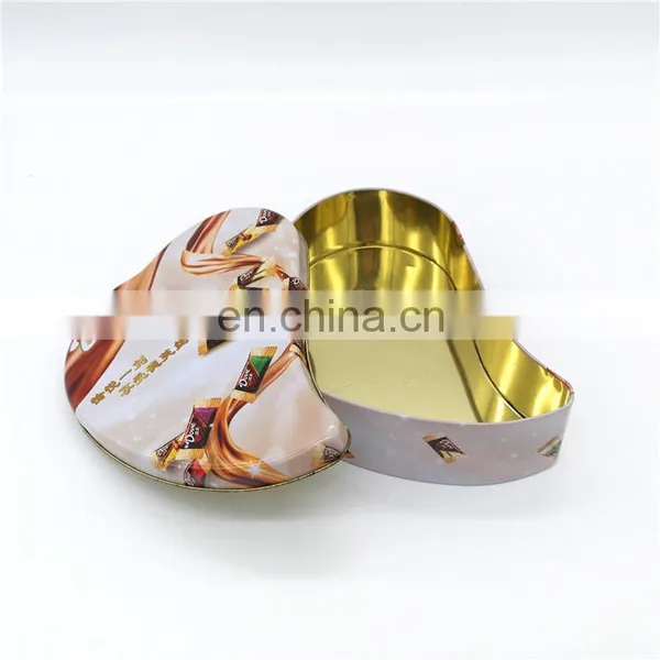 Special Heart Shaped Thin Metal Box Container photo-4