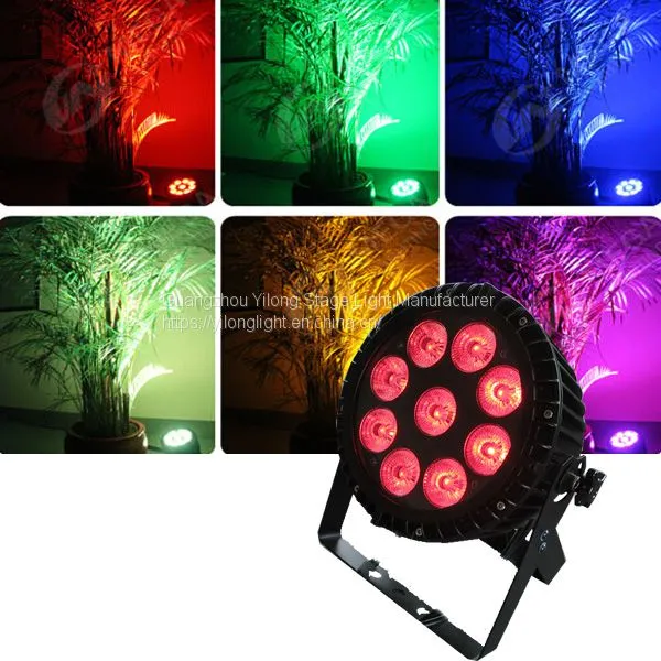 Waterproof IP65 RGBWA+UV 6in1 Outdoor Led Light,wedding Party Lighting,stage Light for Sale,building Color Wash